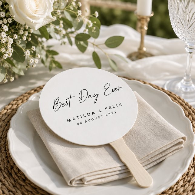 Leques Manuais | Favor Personalizado da Cerimônia  (Personalized wedding hand fans for ceremonies, guest favors, outdoor weddings, and receptions)