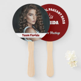 Leques Personalizados para Concurso - Lado Duplo 1