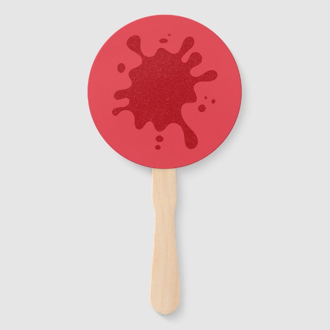 Leques Redondos Personalizados Tomate Vermelho Spl (Frente)