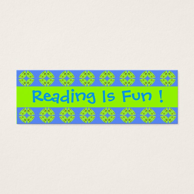Ler É Um Bookmarks Divertidos (Frente)