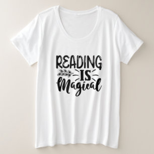 Ler é uma camisa magnética inspiradora