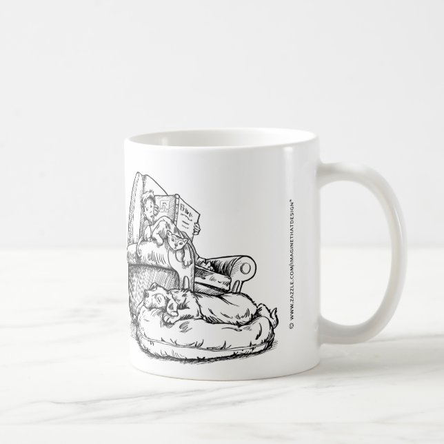 LER, Lendo para canecas de gato e cão (Direita)