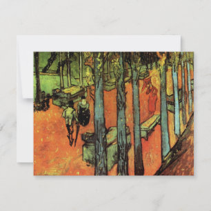 Les Alyscamps, Folhas de Outono por Vincent van Go