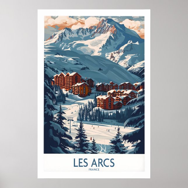Les Arcs Poster França 1 (Frente)