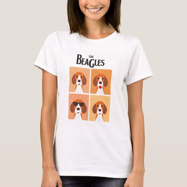 Les Beagles T-shirt graphique (Frente)