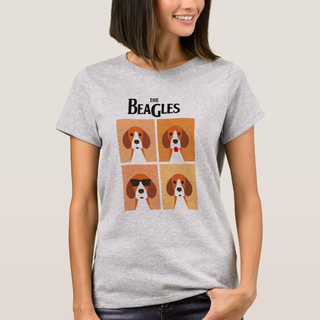 Les Beagles T-shirt graphique (Frente)