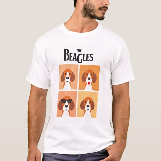 Les Beagles T-shirt graphique (Frente)