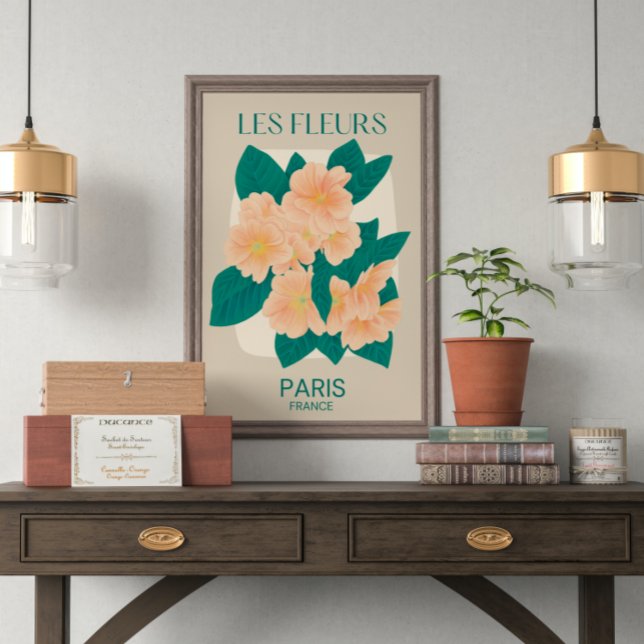 Les Fleurs Paris Poster (Criador carregado)