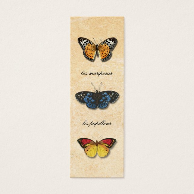 Les Papillons Bookmark (Frente)