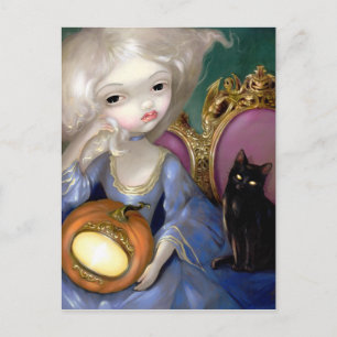 "Les Vampires: Cartão postal Lanterne-Citrouille