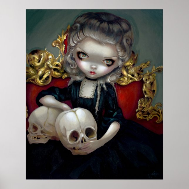 Les Vampires: Les Crânes ART IMPRESSÃO rococo vamp (Frente)
