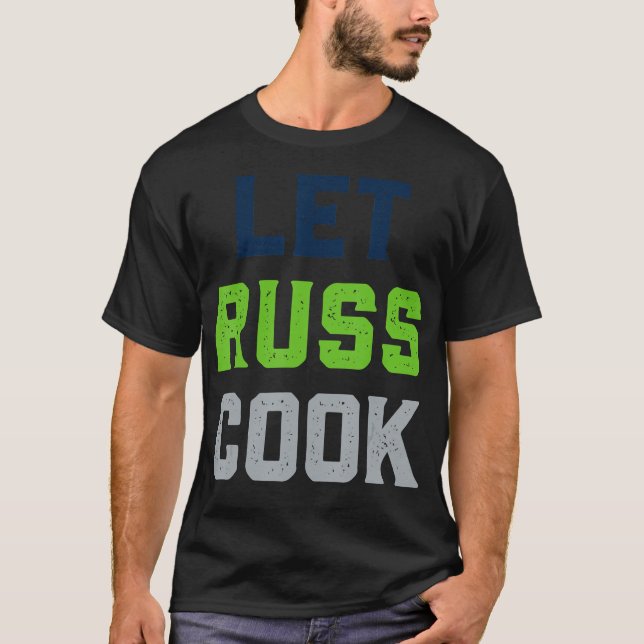 Let Russ Cook Quarterback T-shirt (Frente)