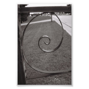 Letra alfabética Fotografia E1 Preto e Branco 4x6