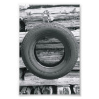 Letra alfabética Fotografia O3 Preta e Branco 4x6