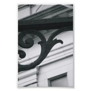 Letra alfabética Fotografia Y2 Preta e Branco 4x6