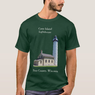 Letra branca da Camisa de Farol da Ilha da Cana