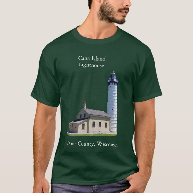 Letra branca da Camisa de Farol da Ilha da Cana (Frente)