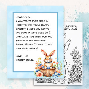 Letra Bunny Felz pascoa Personalizada