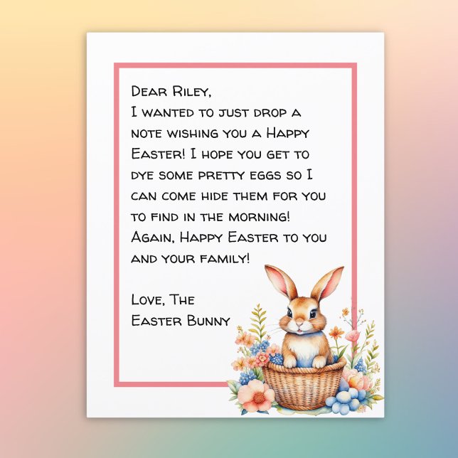 Letra Bunny Felz pascoa Personalizada (Criador carregado)