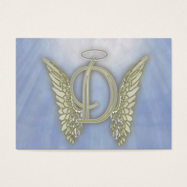 Letra D Angel Monograma (Frente)