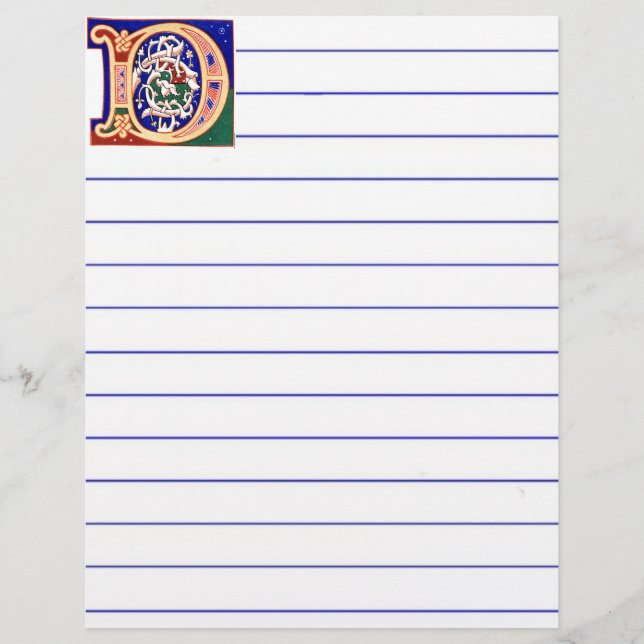 Letra D do século XVII (Frente)