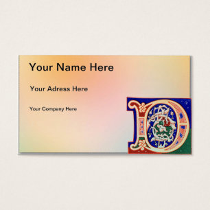 Letra D do século XVII