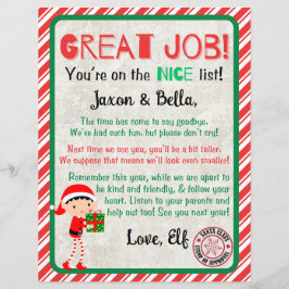 Letra de Adeus Elf de Natal Belo