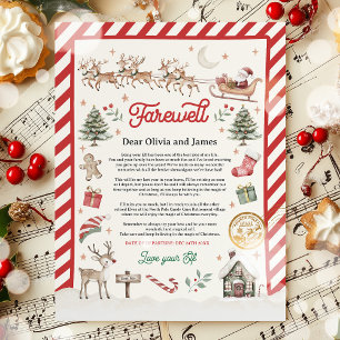 Letra de aposentadoria Elf personalizada - Tchau E