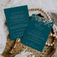 Letra de Boas-vindas Multilcolorido Wildflower Gre