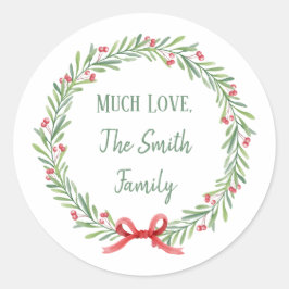 Letra de Feriado Personalizável e Adesivos de Pres