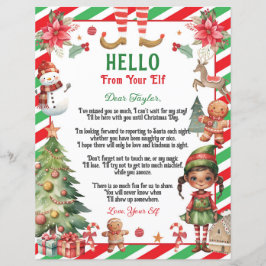 Letra de Natal de Regresso Brown Elf