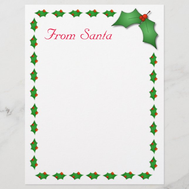 Letra de Papais noeis (Frente)