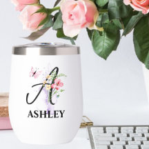 Letra de Script Elegante A Monograma Nome Personal