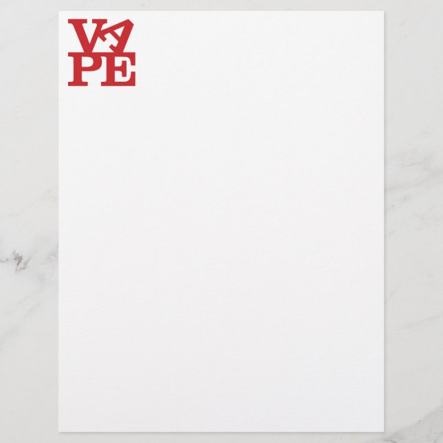 Letra de Vape Letters (Frente)