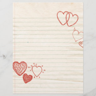 Letra Doodle Notepad Love