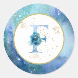 *~* LETRA F - Adesivo de envelopes náuticos de pra