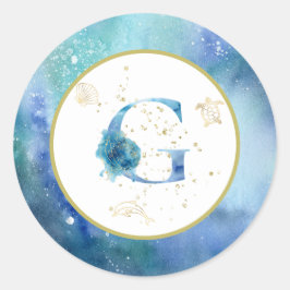 *~* LETRA G - Adesivo de envelopes náuticos de pra