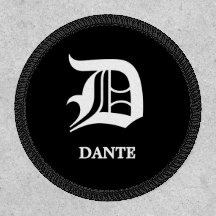 Letra Gótica Preta Monograma Tipografia