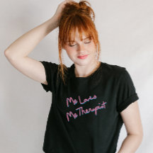 Letra humorística de saúde mental T-shirt