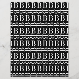 Letra Inicial de Monograma B