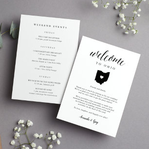 Letra & itinerário da boa vinda do casamento de