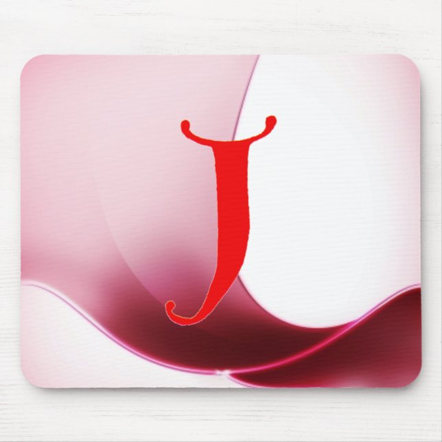Letra J Mouse Pad (Frente)