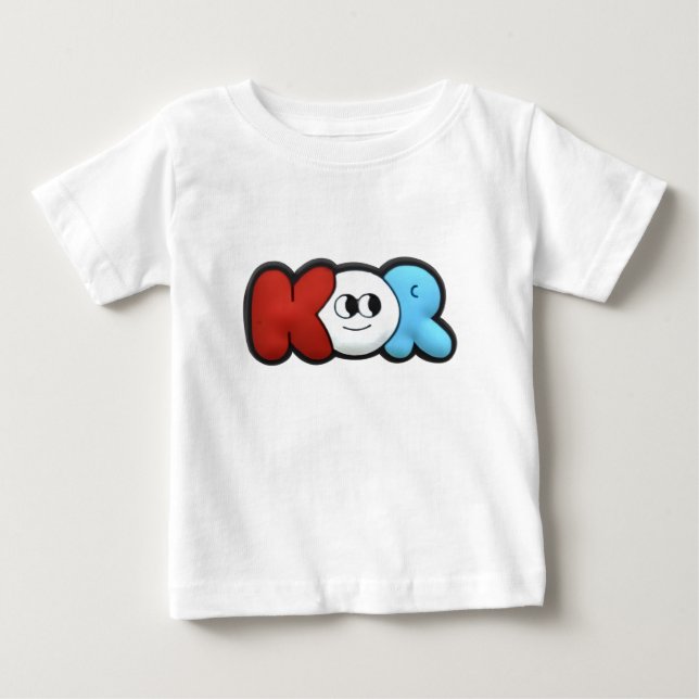 Letra KOR Cartoon Bubble T-Shirt (Frente)