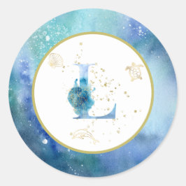 *~* LETRA L - Adesivo de envelopes náuticos de pra