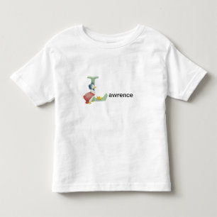 Letra L criança de Beatrix Potter ou camisa do