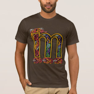 Letra medieval "M" História-amantes T-Shirt