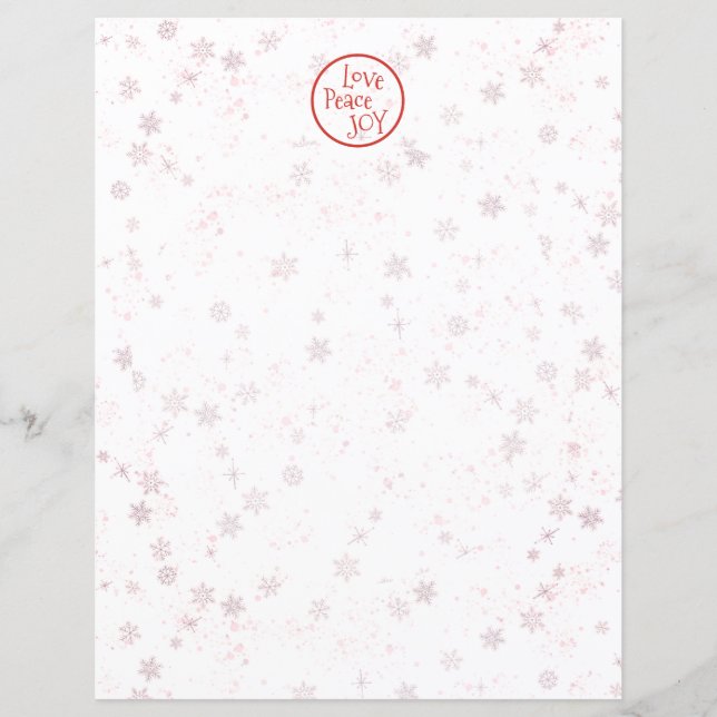 Letra Natal Red Holiday Love Joy (Frente)