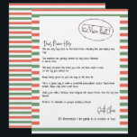 Letra Nice List de Papais noeis Personalizados<br><div class="desc">Lista legal Papais noeis de aprovação Carta personalizada personalizada de Papais noeis ... diferente de muitas outras letras que você pode adicionar sua única mensagem ... você tem o cheio "Carta dos Papais noeis" para escrever ... simplesmente preencha usando nossa opção de modelo fácil e verifique sua ortografia, layout e...</div>