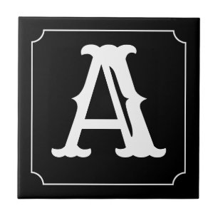 Letra ocidental Azulejos