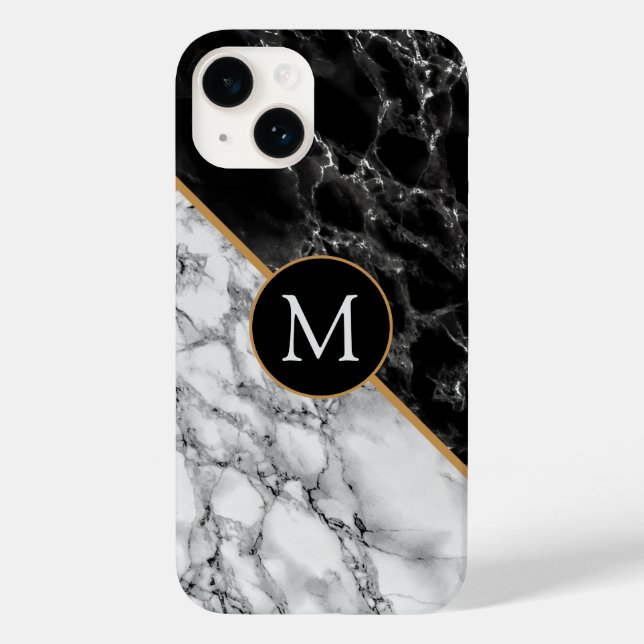 Letra personalizada capas de iphone branca escura (Verso)